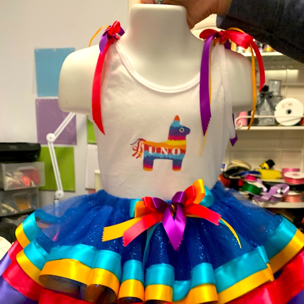 Fiesta birthday party newborn